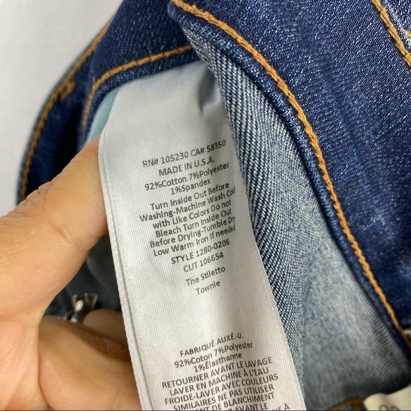 Current Elliott The Stiletto Townie Skinny Jeans - Picture 5 of 8